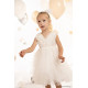 Νεραιδένιο βαπτιστικό φόρεμα με γκλίτερ BB125102